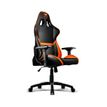4715302448721-Fauteuil gamer ARMOR - accoudoirs réglables - Noir et orange-P_400001314_4-3
