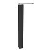 3253310170766-Table de réunion ovale - L280 cm - pieds exprim carbone - Plateau blanc perle-P_400001661_2-1