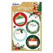 5014702140785-12 étiquettes cadeaux de Noël, motifs traditionnels, floral-P_400002027_2-0