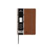 3108724524134-Oberthur Balthazar - Carnet de notes souple A6 - ligné - 200 pages - cognac-P_400002141_6-5