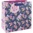5033601584933-Clairefontaine Eurowrap - Sac cadeau - 25,3 cm x 12,5 cm x 25,3 cm - Navy floral-P_400002801_1-0