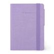 Legami My Notebook - Carnet de notes à élastique - 9,5 x 13,5 cm - ligné - lavande