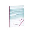 3700368754412-Carnet Premium 10,5 x 13,9 cm - Travel trip Blue Art - Biarritz-P_400004546_1-0