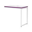 3700339874156-Retour bureau MT1 Elégance - L80 x P67 x H75 cm - pieds blancs - plateau blanc chants pru-P_400004672_1-0