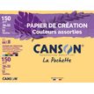 3148950023117-Canson Création - Pochette papier à dessin - 12 feuilles - 24 x 32 cm - 150 gr - couleur-P_400005381_1-0