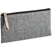 Trousse plate School 1 compartiment - gris - PET recyclé - Carpentras