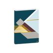 Quo Vadis Nova 21 - Carnet de notes ligné - 15 x 21 cm - losange bleu