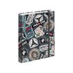 8445118003161-PRO-DG Stickers - Classeur à anneaux avec élastique - A4 - 50 feuilles incluses - Karact-P_400006872_1-0