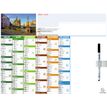 0404000074076-5 Calendriers effaçables + feutre - 6 mois par face - 40,5 x 53 cm - Exacompta-P_400007407_1-0
