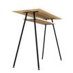 0000006695675-EasyHome - Bureau télétravail LV1 100 cm - avec tablette - noyer - pieds noirs-P_400007619_3-2