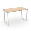 0000006695767-EasyHome - Bureau télétravail LV12 110 cm - chêne - pieds blancs-P_400007626_2-1