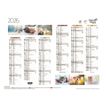 Quo Vadis - Calendrier Fantaisie 6 mois par face - 55 x 40,5 cm - animaux