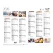 3371010469222-Quo Vadis - Calendrier Fantaisie 6 mois par face - 43 x 33,5 cm - animaux--0