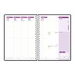 3147280123597-Agenda spiralé à élastique Flowers - 1 semaine sur 2 pages - 15 x 21 cm - rose - Oxford-P_400009504_6-5
