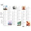 Quo Vadis - Calendrier Fantaisie 6 mois par face - 43 x 33,5 cm - yoga