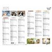 Quo Vadis - Calendrier Fantaisie 6 mois par face - 27 x 21 cm - animaux