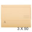Exacompta Super 210 - 3 Paquets de 50 Chemises poche à soufflet - bulle