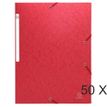 Exacompta Scotten - 50 Chemises sans rabat - A4 - rouge