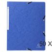 Exacompta - 50 Chemises sans rabat - A4 - bleu