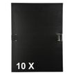 Exacompta - 10 Chemises extensibles à sangle avec rabat en pied - noir