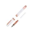 4014421440327-Online Bohemian Art - Stylo plume - blanc/rose - pointe moyenne-P_400011468_3-2