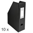 3130632901615-Exacompta - 10 Porte-revues polypro - dos 100 mm - noir - livrés à plat-P_400011935_1-0