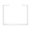 0404000123156-Bureau compact LOFTER - L160 cm - Retour à droite - Plateau Blanc - pied Blanc - (pied de renfort obligat-P_400012315_3-3