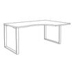 0404000123156-Bureau compact LOFTER - L160 cm - Retour à droite - Plateau Blanc - pied Blanc - (pied de renfort obligat-P_400012315_4-1