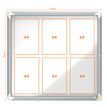 5028252063913-Nobo - Vitrine d'affichage - 6 feuilles A4 - surface magnetique - porte battante - 70,8 x 66,7 x 4,3 cm--1