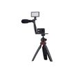 3303170097601-T'nB Influence - Pack Vlogger vidéo avec mini-trépied, support smartphone, micro, projecteur L-P_400013512_7-1