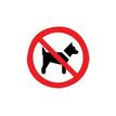 40313412-Pickup - Pictogramme rond - Interdit aux chiens - 200 mm-P_4031341_1-0