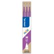 4902505584213-Pilot Frixion Ball - 3 Recharges pour rollers effaçables - 0,7 mm - mauve--0
