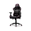4715302442569-Fauteuil gamer Armor One - accoudoirs réglables - appui-tête intégré - noir et rose--1