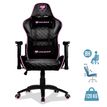 4715302442569-Fauteuil gamer Armor One - accoudoirs réglables - appui-tête intégré - noir et rose--0