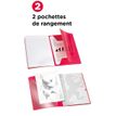 3020120156460-Oxford Easybook - Lot de 5 cahiers polypro 24 x 32 cm - 96 pages - grands carreaux (Seyes) - couleurs a--3