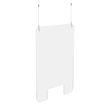 0404000015376-Exacompta - Vitre de protection à suspendre avec kit de fixation - 99 x 66 cm--1