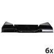 Exacompta COMBO Glossy - 6 Corbeilles à courrier noir