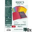 3130630210504-Exacompta Rock"s - 500 Chemises - 210 gr - couleurs assorties (10 paquets de 50 chemises)--0