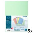 3130638332000-Exacompta Super 210 - 250 Chemises 2 rabats - 160 gr - couleurs assorties (5 paquets de 50 chemises)--0