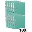 Exacompta Prem'Touch - 10 Classeurs à levier - Dos 80 mm - A4 Maxi - pour 600 feuilles - vert clair