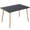 3660141226645-Table de restauration rectangulaire PALOMBA - L120 x P80 x H75 cm - pieds hêtre - plateau noir--0