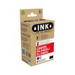 Cartouche compatible Canon PG-545XL/CL-546XL - Pack de 2 - noir, cyan, magenta, jaune - ink