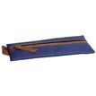 3173741244518-Trousse plate School 1 compartiment - bleu - PET recyclé - ouverture centrée - Carpentras--0