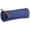 3173741244525-Trousse ronde School 1 compartiment - bleu - PET recyclé - Carpentras--0