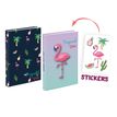 3135257192592-Agenda Tropical Vibes avec stickers - 1 jour par page - 12 x 17 cm - 2 modèles disponibles - Viquel--0