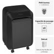043859763825-Fellowes Powershred LX210 - destructeur de documents coupe croisée mini-cut - 16 feuilles - Corbeille 2--1