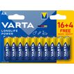VARTA Longlife Power - 20 piles alcalines - AA LR06