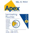 Fellowes Apex - 100 pochettes de plastification A4 (216 x 303 mm) - 125 microns 