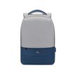 4260403578292-RIVACASE Prater - Sac à dos connecté pour ordinateur portable 15,6" - gris/bleu nuit--1