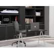 0000006695736-EasyHome - Bureau télétravail LV9 110 cm - blanc/noir--0